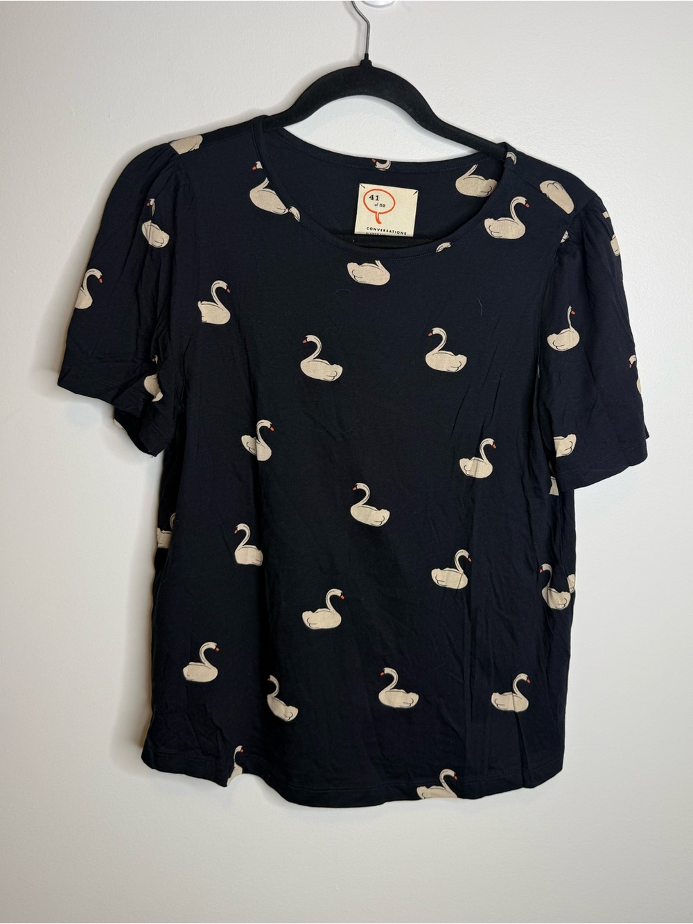 Anthropologie Colloquial Tee size medium navy blue tee shirt